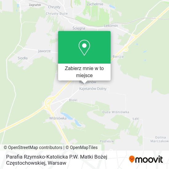 Mapa Parafia Rzymsko-Katolicka P.W. Matki Bożej Częstochowskiej