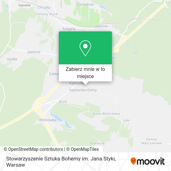 Mapa Stowarzyszenie Sztuka Bohemy im. Jana Styki