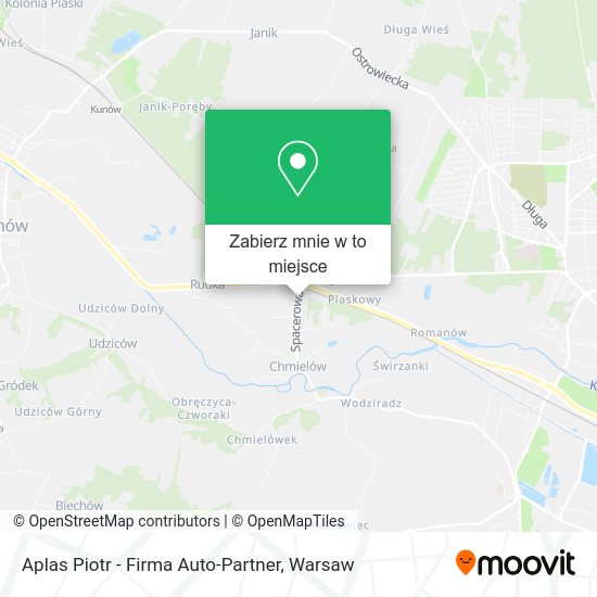 Mapa Aplas Piotr - Firma Auto-Partner