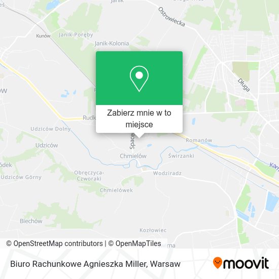 Mapa Biuro Rachunkowe Agnieszka Miller