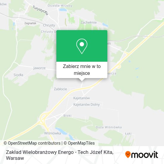 Mapa Zakład Wielobranżowy Energo - Tech Józef Kita