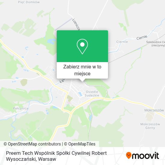 Mapa Preem Tech Wspólnik Spółki Cywilnej Robert Wysoczański