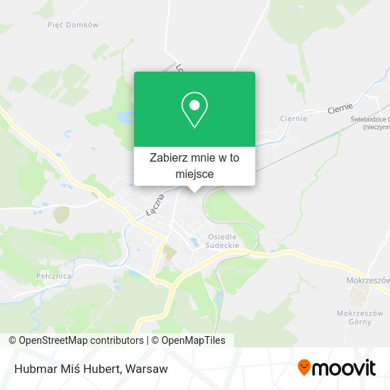 Mapa Hubmar Miś Hubert