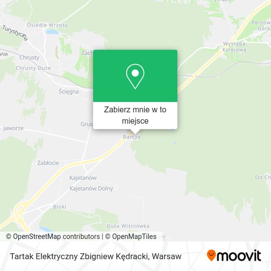 Mapa Tartak Elektryczny Zbigniew Kędracki