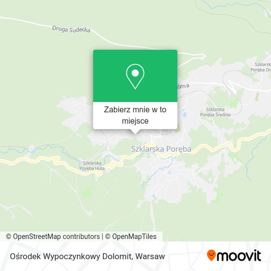 Mapa Ośrodek Wypoczynkowy Dolomit