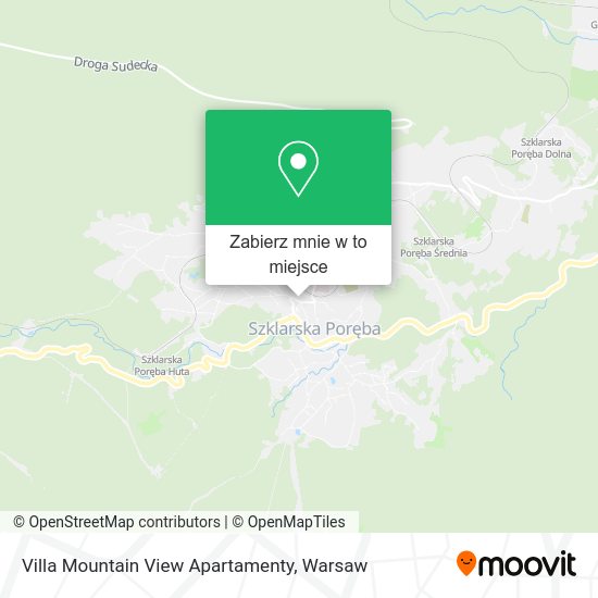 Mapa Villa Mountain View Apartamenty