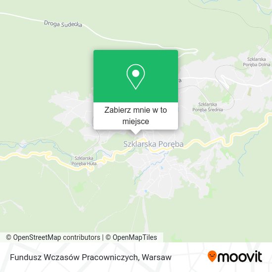 Mapa Fundusz Wczasów Pracowniczych