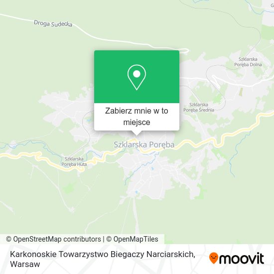 Mapa Karkonoskie Towarzystwo Biegaczy Narciarskich