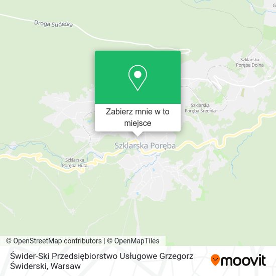 Mapa Świder-Ski Przedsiębiorstwo Usługowe Grzegorz Świderski