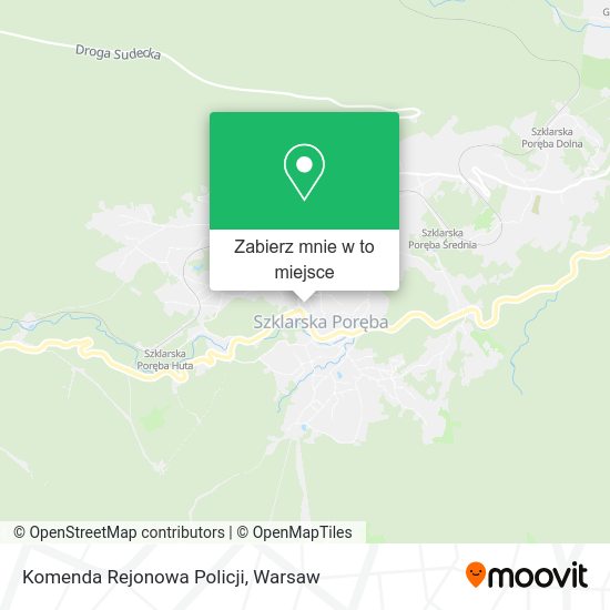 Mapa Komenda Rejonowa Policji