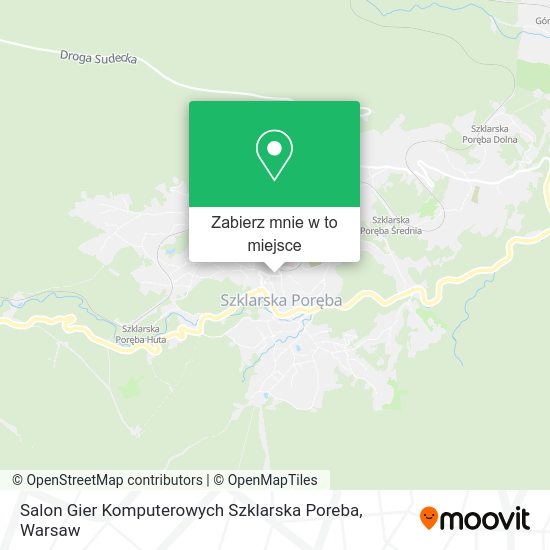 Mapa Salon Gier Komputerowych Szklarska Poreba