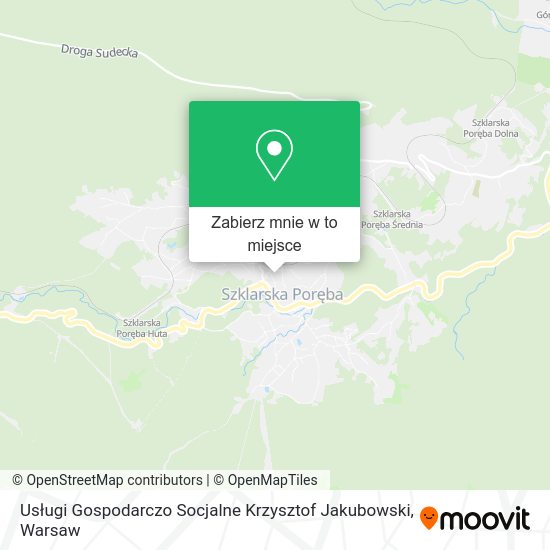 Mapa Usługi Gospodarczo Socjalne Krzysztof Jakubowski