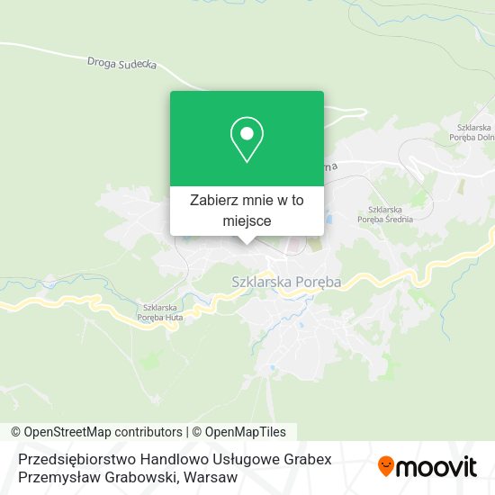 Mapa Przedsiębiorstwo Handlowo Usługowe Grabex Przemysław Grabowski