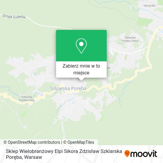 Mapa Sklep Wielobranżowy Elpi Sikora Zdzisław Szklarska Poręba