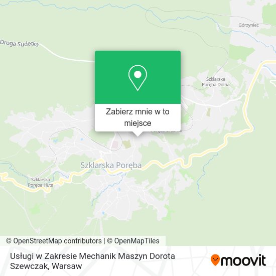 Mapa Usługi w Zakresie Mechanik Maszyn Dorota Szewczak