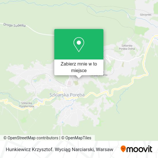 Mapa Hunkiewicz Krzysztof. Wyciąg Narciarski