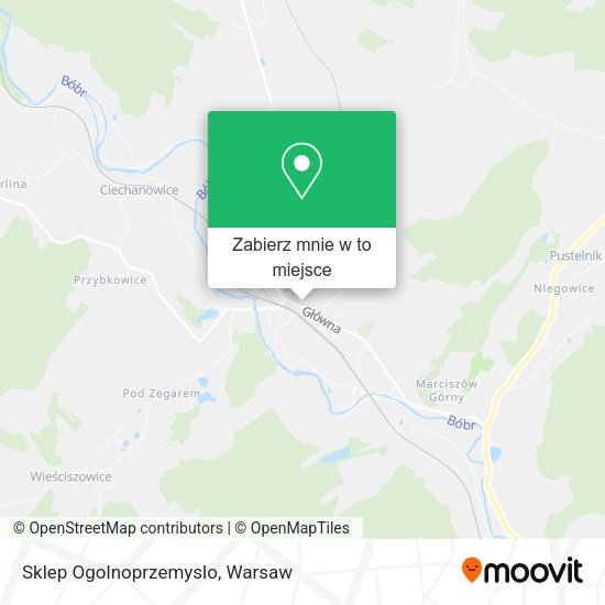 Mapa Sklep Ogolnoprzemyslo