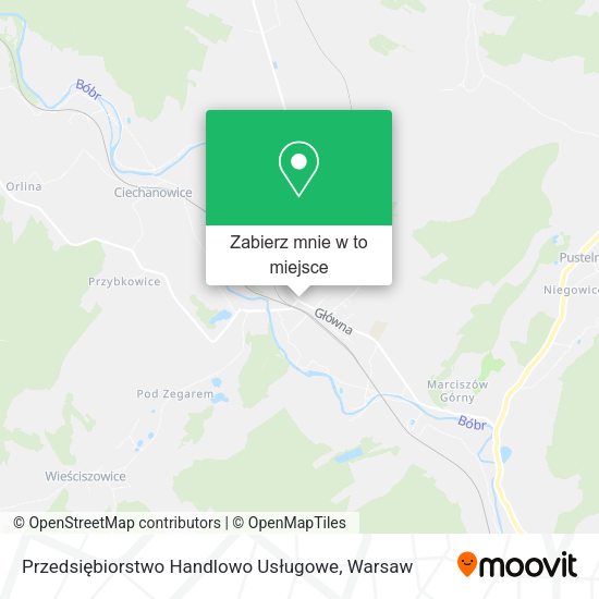 Mapa Przedsiębiorstwo Handlowo Usługowe