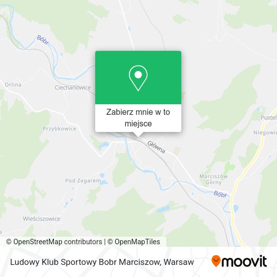 Mapa Ludowy Klub Sportowy Bobr Marciszow