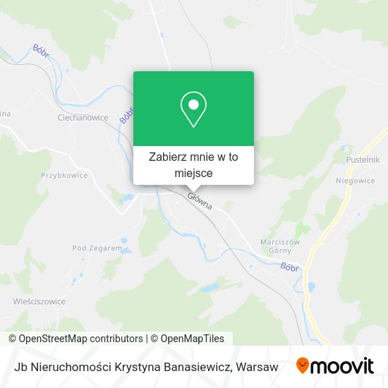 Mapa Jb Nieruchomości Krystyna Banasiewicz