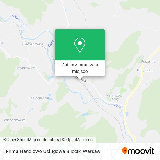 Mapa Firma Handlowo Usługowa Bilecik