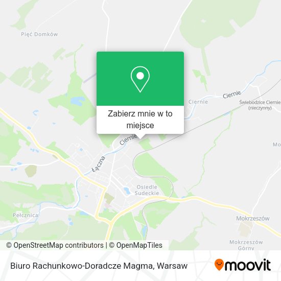 Mapa Biuro Rachunkowo-Doradcze Magma