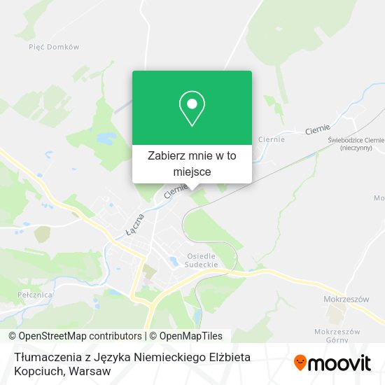 Mapa Tłumaczenia z Języka Niemieckiego Elżbieta Kopciuch