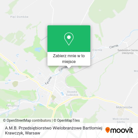 Mapa A.M.B. Przedsiębiorstwo Wielobranżowe Bartłomiej Krawczyk