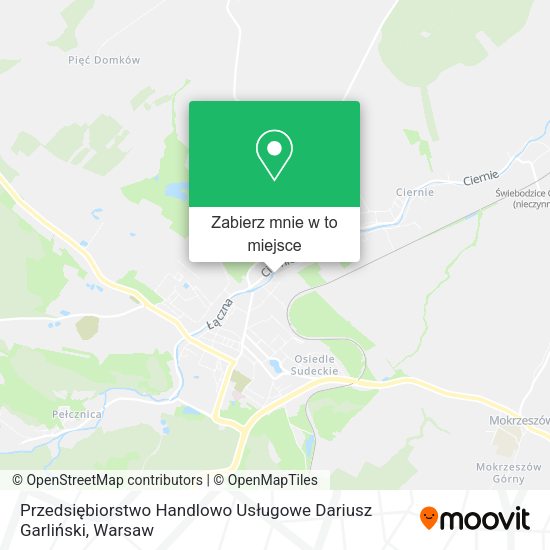 Mapa Przedsiębiorstwo Handlowo Usługowe Dariusz Garliński