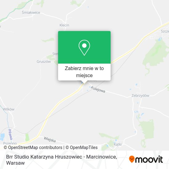 Mapa Brr Studio Katarzyna Hruszowiec - Marcinowice