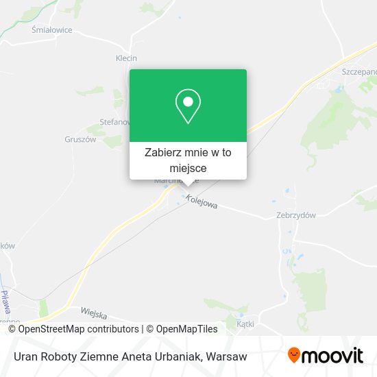 Mapa Uran Roboty Ziemne Aneta Urbaniak