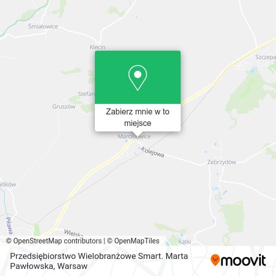 Mapa Przedsiębiorstwo Wielobranżowe Smart. Marta Pawłowska