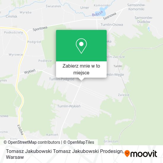 Mapa Tomasz Jakubowski Tomasz Jakubowski Prodesign