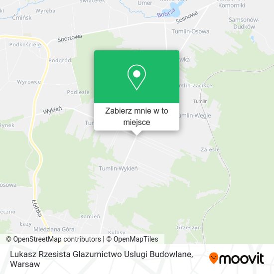 Mapa Lukasz Rzesista Glazurnictwo Uslugi Budowlane