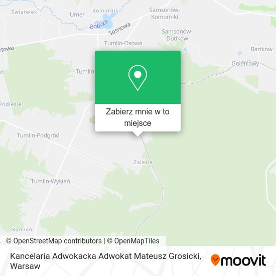 Mapa Kancelaria Adwokacka Adwokat Mateusz Grosicki