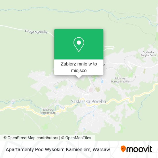 Mapa Apartamenty Pod Wysokim Kamieniem