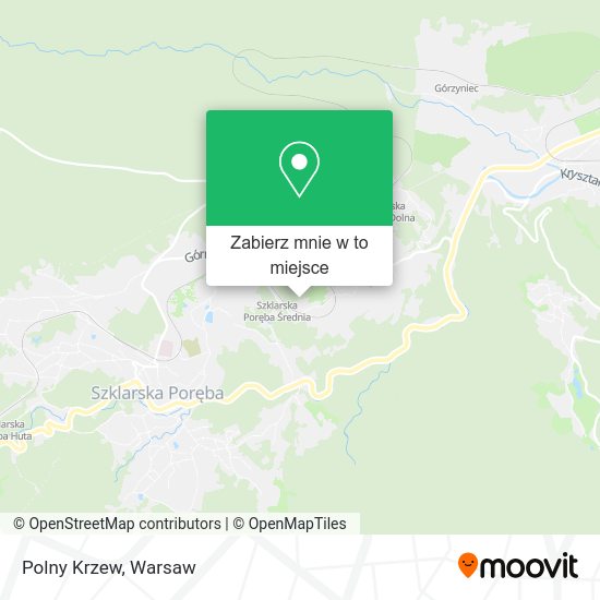 Mapa Polny Krzew