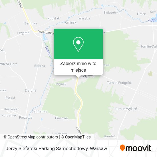 Mapa Jerzy Ślefarski Parking Samochodowy