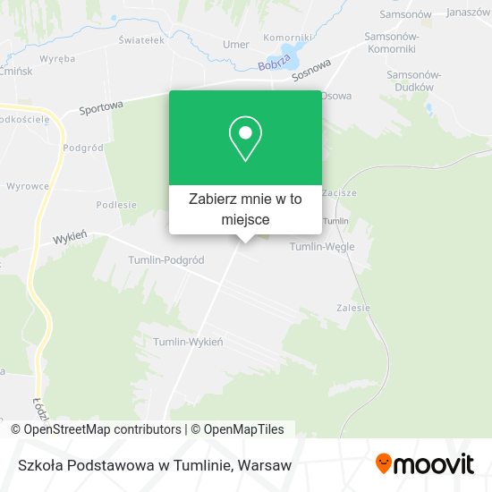 Mapa Szkoła Podstawowa w Tumlinie