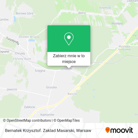 Mapa Bernatek Krzysztof. Zaklad Masarski