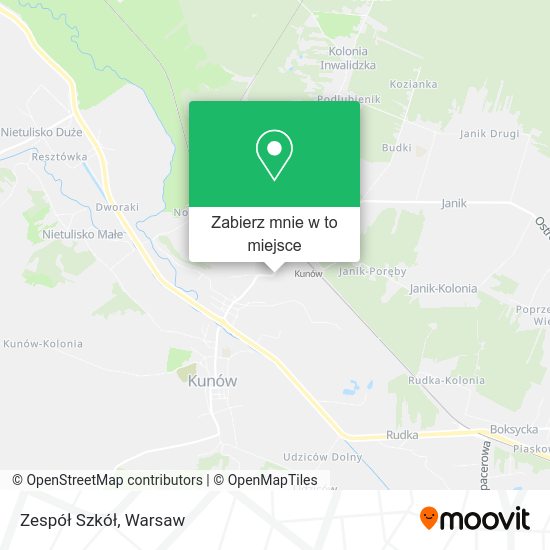 Mapa Zespół Szkół