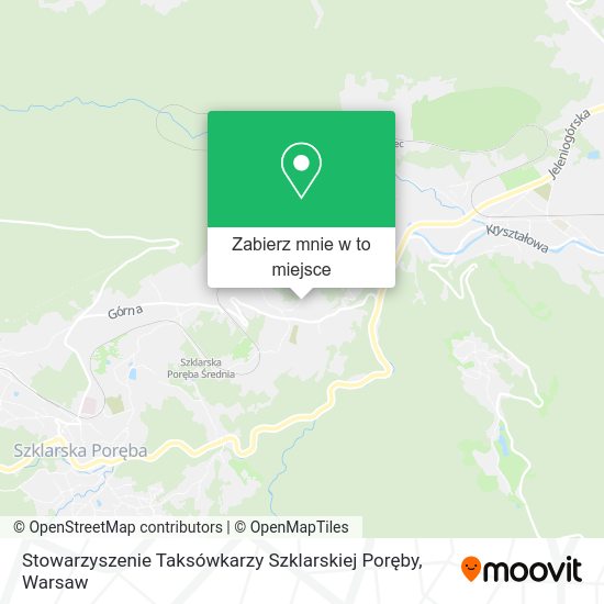 Mapa Stowarzyszenie Taksówkarzy Szklarskiej Poręby