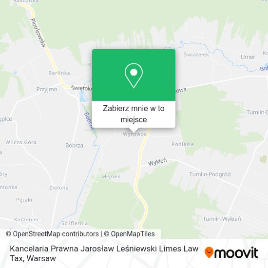 Mapa Kancelaria Prawna Jarosław Leśniewski Limes Law Tax