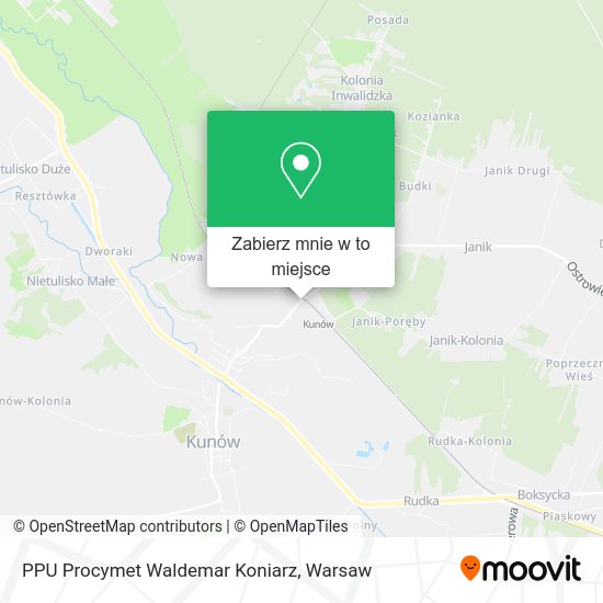 Mapa PPU Procymet Waldemar Koniarz