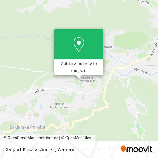 Mapa X-sport Kusztal Andrze