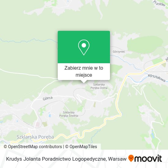 Mapa Krudys Jolanta Poradnictwo Logopedyczne