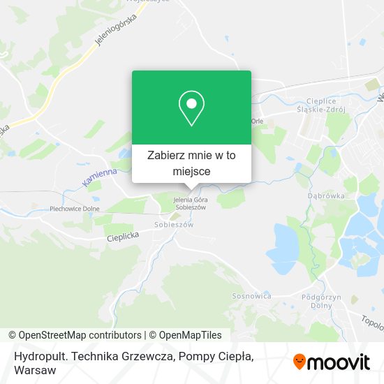 Mapa Hydropult. Technika Grzewcza, Pompy Ciepła