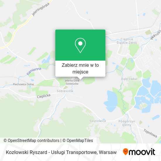 Mapa Kozłowski Ryszard - Usługi Transportowe