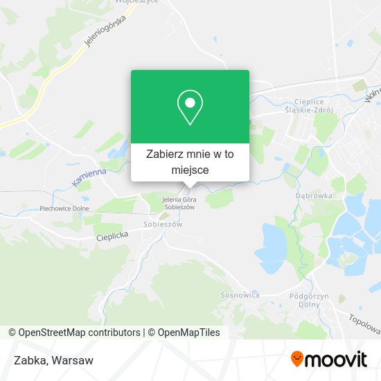 Mapa Zabka