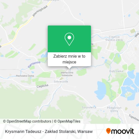 Mapa Krysmann Tadeusz - Zakład Stolarski